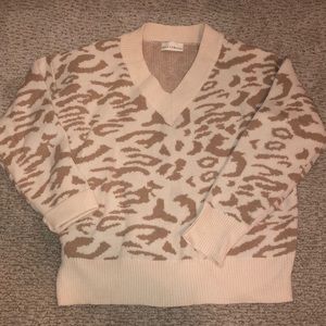 Neutral Leopard Sweater
